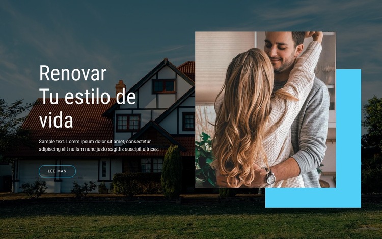 Renueve su estilo de vida Diseño de páginas web