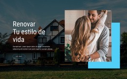 Página De Inicio Del Sitio Web Para Renueve Su Estilo De Vida