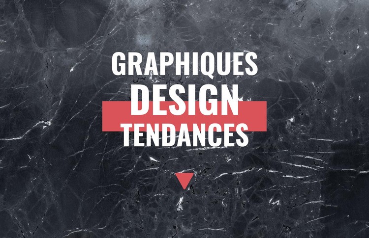 Tendances du graphisme Conception de site Web