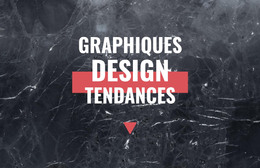 Tendances Du Graphisme - Modèle HTML Et CSS