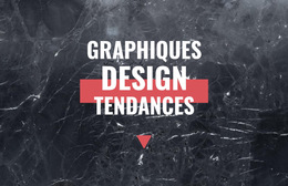 Tendances Du Graphisme : Modèle De Site Web Simple