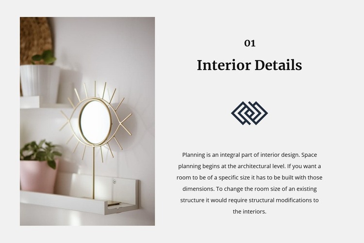 Mirrors in the interior Html Code Example