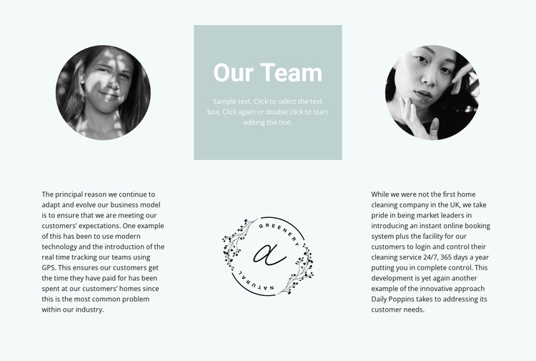 Our flowers team HTML5 Template