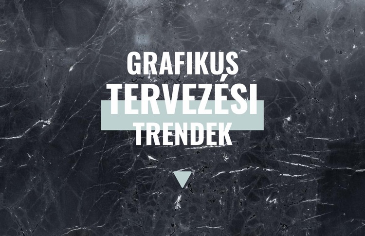 Grafikai tervezési trendek CSS sablon