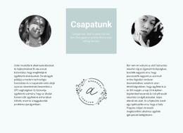 Virágcsapatunk – HTML5-Sablon