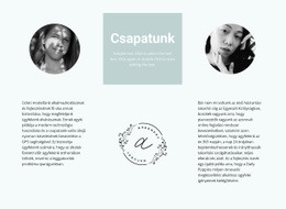 Virágcsapatunk – Weboldal Tervezés