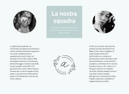 Mockup Del Sito Web Per Il Nostro Team Di Fiori