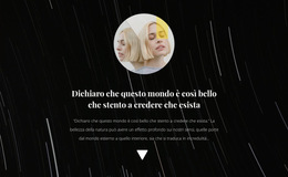 Foto E Testo Sullo Sfondo - Miglior Design Del Modello Di Sito Web