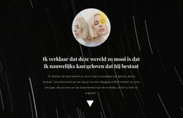 Responsieve HTML Voor Foto En Tekst Op Achtergrond