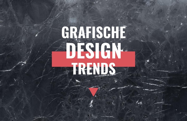 Grafische ontwerptrends CSS-sjabloon