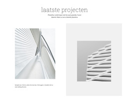 Succesvolle Projecten - HTML-Websjabloon
