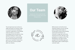 Our Flowers Team - Ready To Use One Page Template