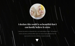 Photo And Text On Background - One Page Bootstrap Template