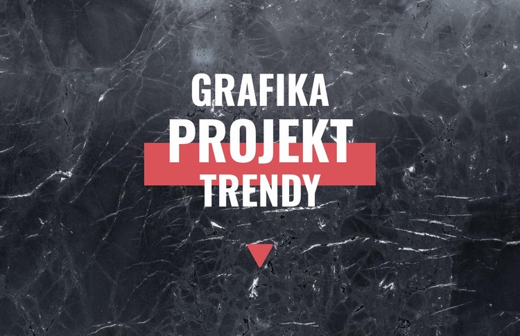 Trendy w projektowaniu graficznym Projekt strony internetowej