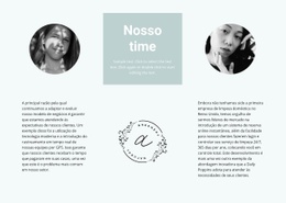 Nossa Equipe De Flores - Design Moderno Do Site