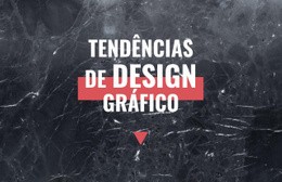 O Melhor Design De Site Para Tendências De Design Gráfico