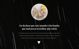 HTML Responsivo Para Foto E Texto No Fundo