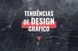 Página De Destino Multifuncional Para Tendências De Design Gráfico