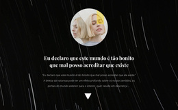 Foto E Texto No Fundo - Tema WordPress Premium