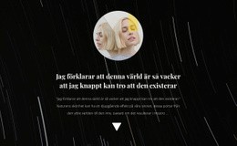 Mest Kreativ Design För Foto Och Text På Bakgrunden