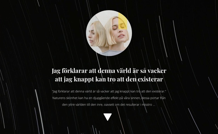 Foto och text på bakgrunden Hemsidedesign