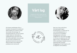 Vårt Blommarteam - Webbplatsdesign