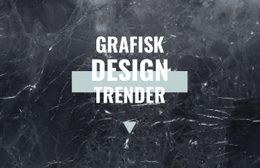 Grafiska Designtrender - Enkel Webbplatsmall