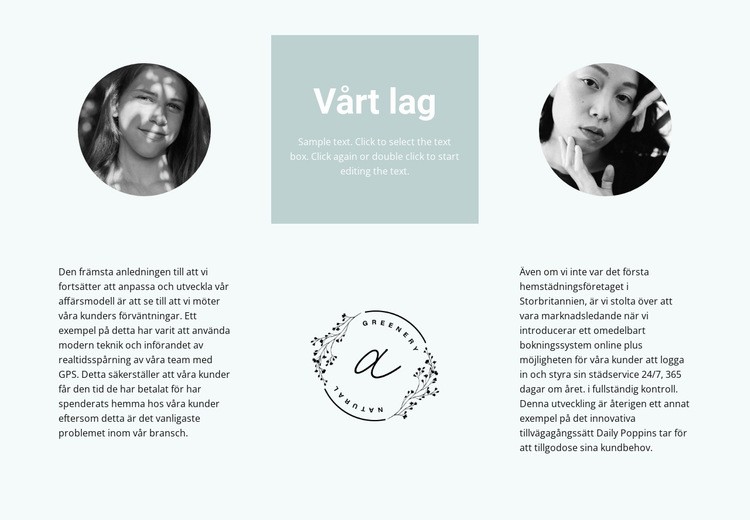 Vårt blommarteam WordPress -tema