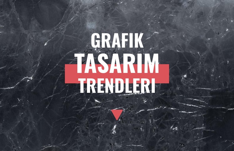 Grafik tasarım trendleri CSS Şablonu