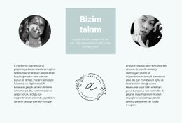 Çiçek Takımımız Için Premium HTML5 Şablonu