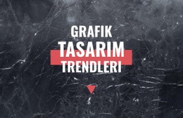 Grafik Tasarım Trendleri - Çevrimiçi Şablonlar