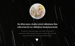 Arka Planda Fotoğraf Ve Metin Için Kendi Web Sitenizi Oluşturun