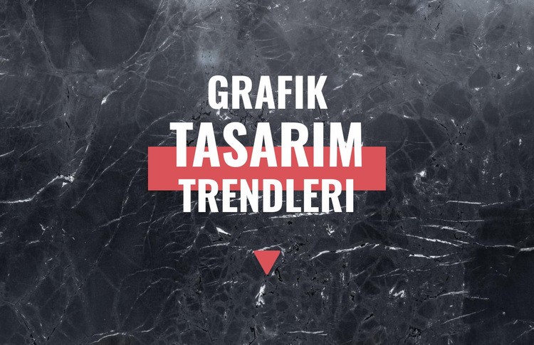 Grafik tasarım trendleri Web Sitesi Oluşturucu Şablonları