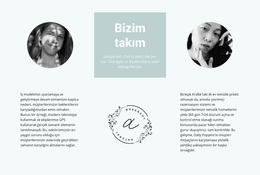 Çiçek Takımımız - WordPress Teması Ilhamı