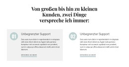 Kostenloses CSS Für Von Großen Bis Kleinen Kunden