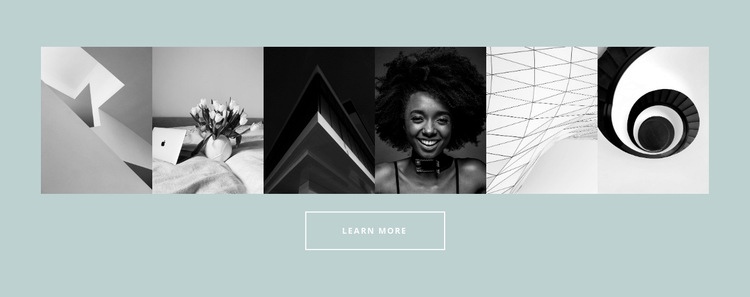 Six-picture gallery Elementor Template Alternative