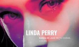 Página De Destino Premium Para Banda De Jazz