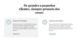 De Grandes A Pequeños Clientes Sitio Adaptable