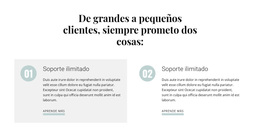 De Grandes A Pequeños Clientes - Tema De WordPress Y WooCommerce