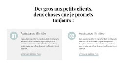 Thème HTML5 Pour Du Grand Au Petit Client