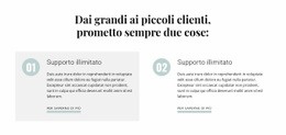 Dai Grandi Ai Piccoli Clienti: Design Semplice