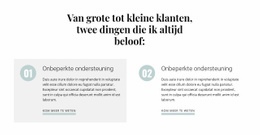 Gratis CSS Voor Van Grote Tot Kleine Klanten