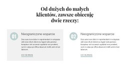 Od Dużych Do Małych Klientów - Makieta Projektu Strony Internetowej