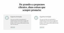 De Grandes A Pequenos Clientes - Construtor De Sites Personalizados