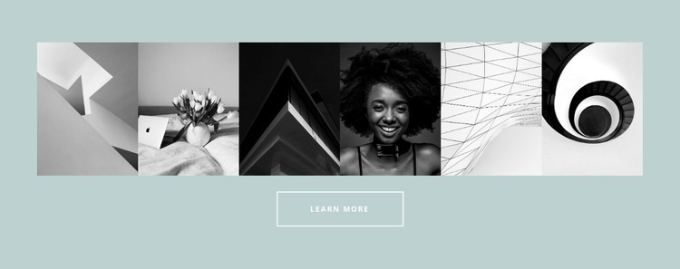 Six-picture gallery Squarespace Template Alternative