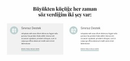 Büyükten Küçüğe Müşteri Için Ücretsiz CSS