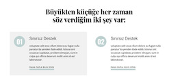 Büyükten Küçüğe Müşteri Duyarlı Site