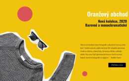 Oranžový Obchod – Prémiová Šablona