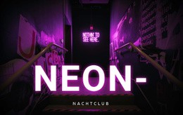 Neon Club - Vorlage Für Eine Seite