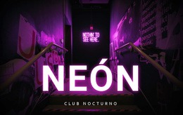 Club De Neón - Create HTML Page Online